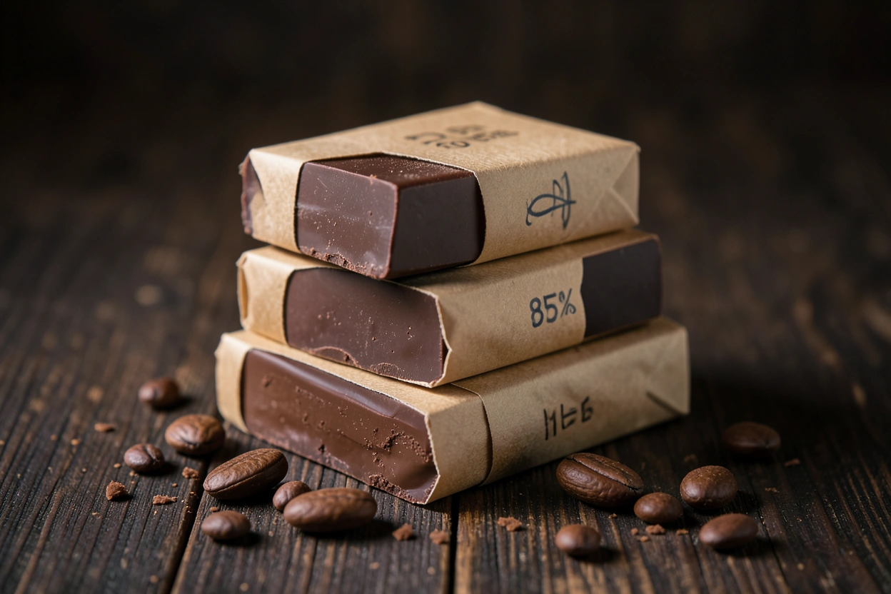 Tablettes de chocolat d'auteur
